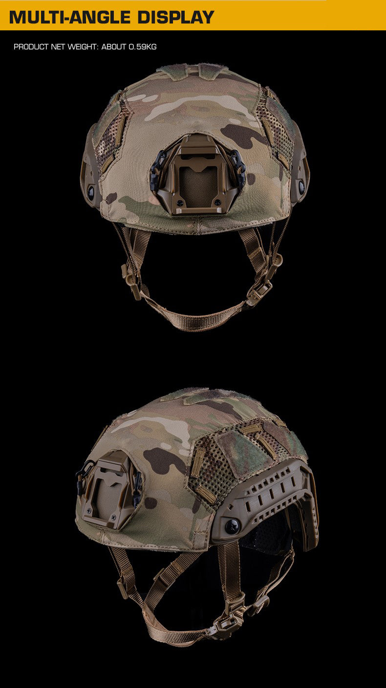 FAST SF Ultra-high Cut Camouflage Helmet Cover (Medium Size, M) - V.I.P Digital Presence