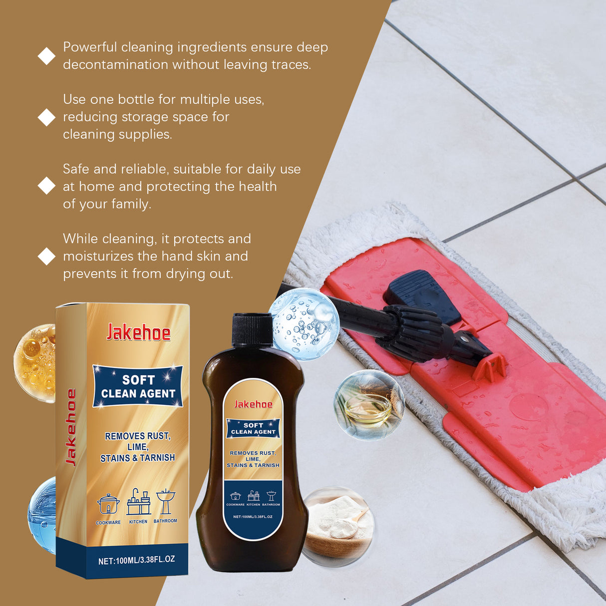 Multi-Purpose Cleanser Kitchen Bathroom Floor Dirt Heavy Oil Cleaning Multi-Purpose Cleanser - V.I.P Digital Presence