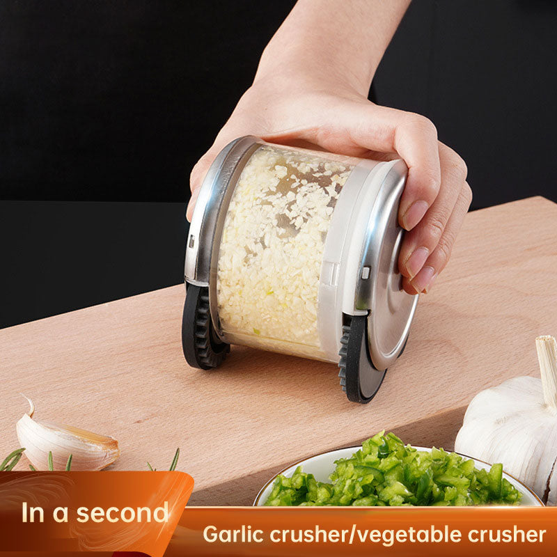 Smashed garlic roller garlic stir garlic artifact manual pull garlic pressure garlic kitchen gadgets - V.I.P Digital Presence