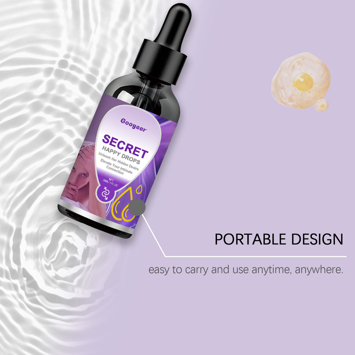 Secret Happiness Drops, Body Supplement Secret Happiness Drops Body Care - V.I.P Digital Presence