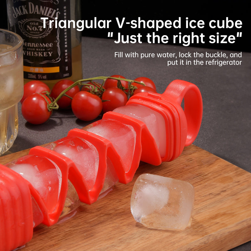 Creative Ice Cube Mold: 10 - Grid Pull - out Bar, Silicone, for Home Bars/Kitchens - V.I.P Digital Presence