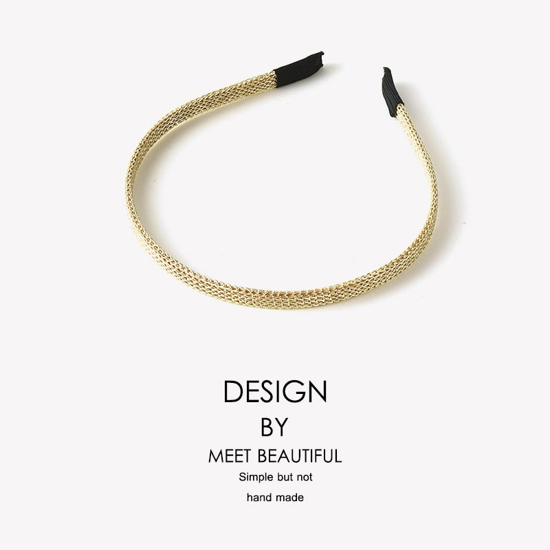 Minimalist metal spring hair clip fine hairpin head clip - V.I.P Digital Presence