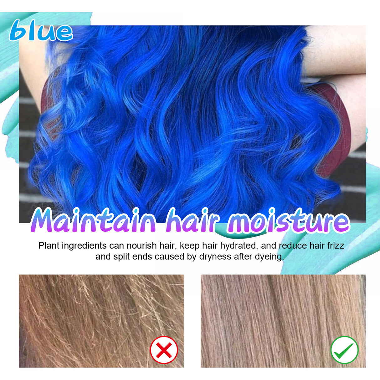 Hair Cream, Covering White Hair, Easy Coloring, Non-Dampening, Tide Color Beauty Hair Cream - V.I.P Digital Presence