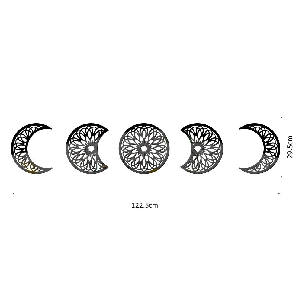 3D Stereoscopic Moon Phase Change Acrylic Mirror Surface Sticker Home Decoration Self-Adhesive Wall Sticker - V.I.P Digital Presence