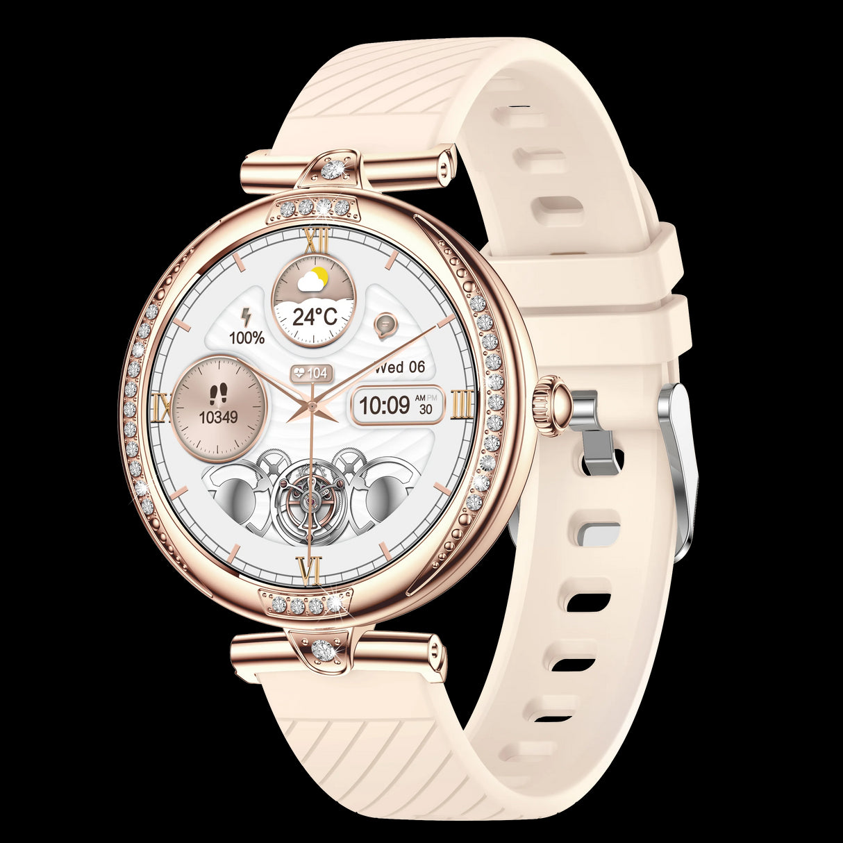 NX17 Pro Smart Watch Fashion Dimanond Ladies Wristwatch Amoled Bluetooth Calling Health Monitoring Women Fitness Smartwatch - V.I.P Digital Presence