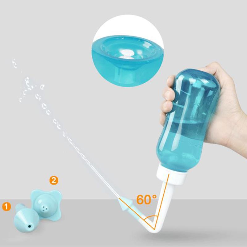 ELERA 300ml Double Nozzles Nasal Irrigator Wash Nasal Irrigation Pot Cleaner Bottle - V.I.P Digital Presence