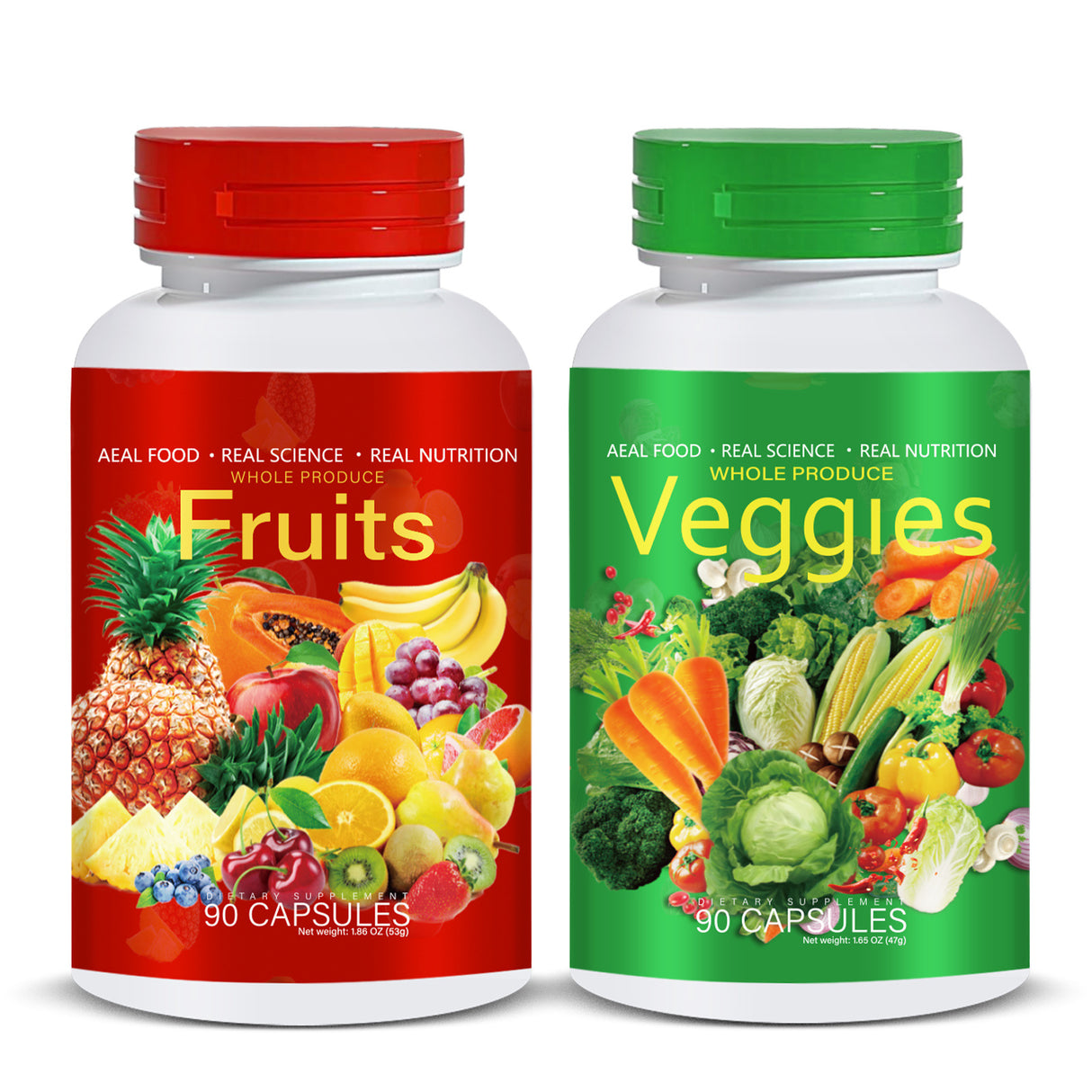 Fruits and Vegetables capsules - V.I.P Digital Presence