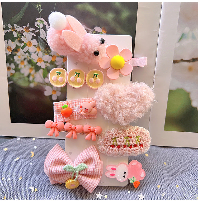 Children's Plush Hair Clip Autumn and Winter New Hair Accessories Little Girls' Hair Clip Cute Headwear - V.I.P Digital Presence