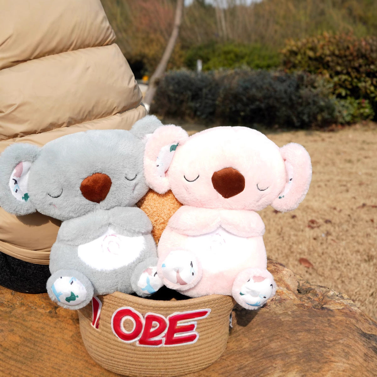 Breathing glowing cute koala baby lulls to sleep music early education doll soothes baby - V.I.P Digital Presence