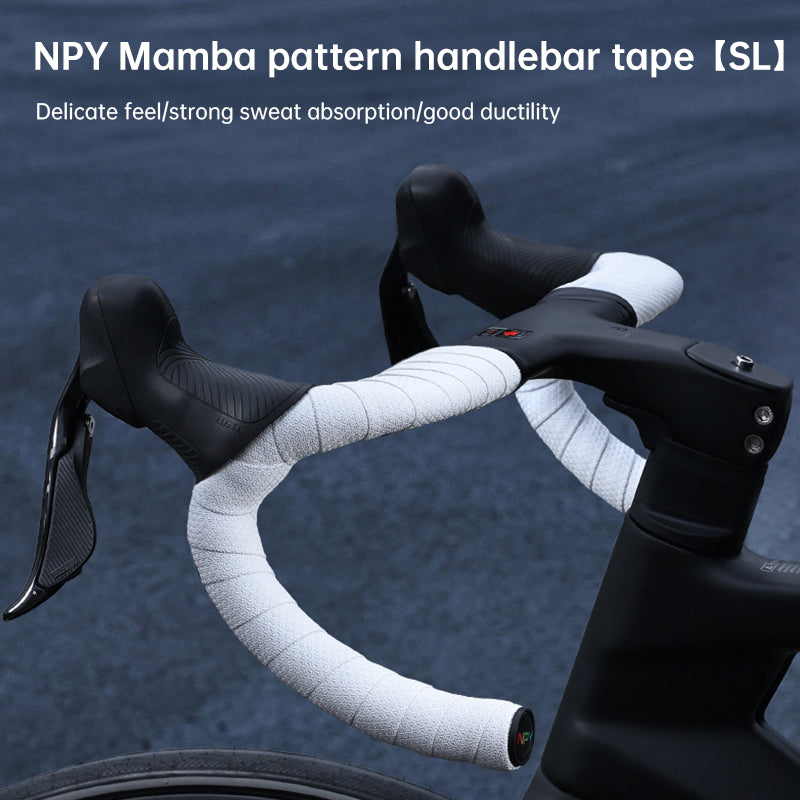 NPY Mamba Pattern Handlebar Tape for Road Bikes - Anti-slip, Sweat-absorbent and Breathable Road Bicycle Handlebar Tape - V.I.P Digital Presence