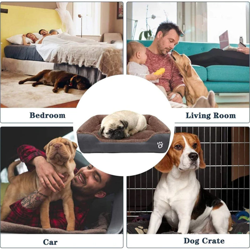 New, soft, and cozy fleece pet bed. Waterproof bottom. Suitable for small, medium & large pets. Keeps pets warm. - V.I.P Digital Presence