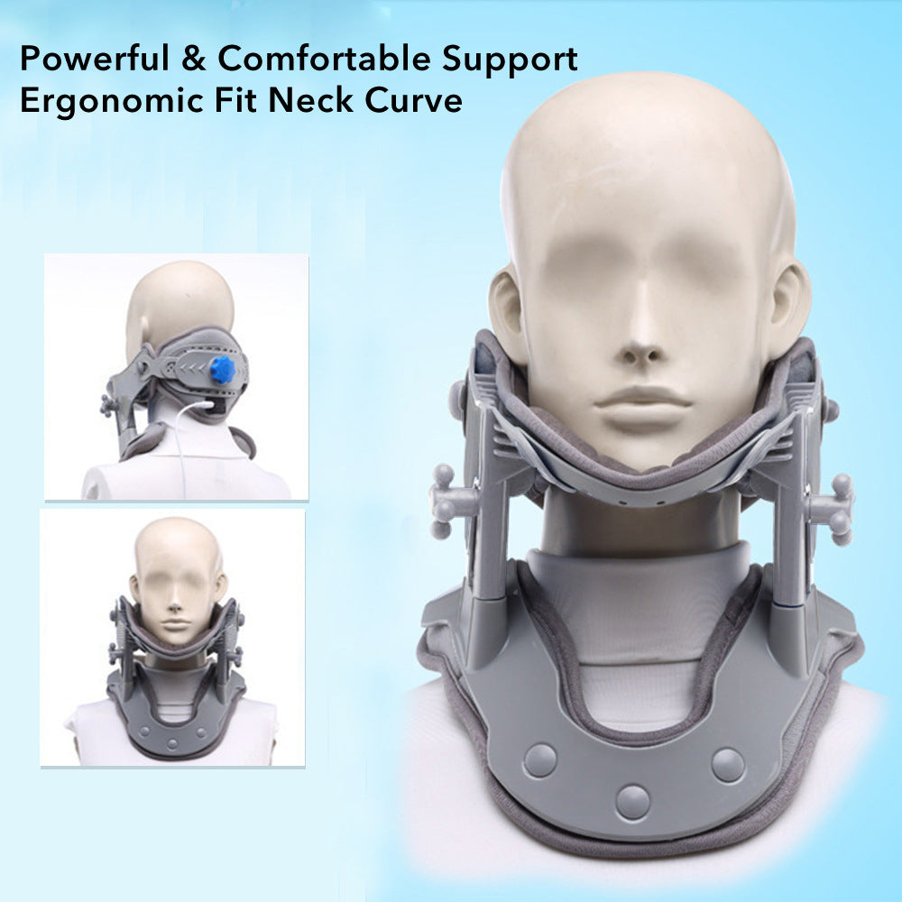 Cervical support cervical spine traction device hot compress physiotherapy cervical spine adjustable support correction cervical spine fixator - V.I.P Digital Presence