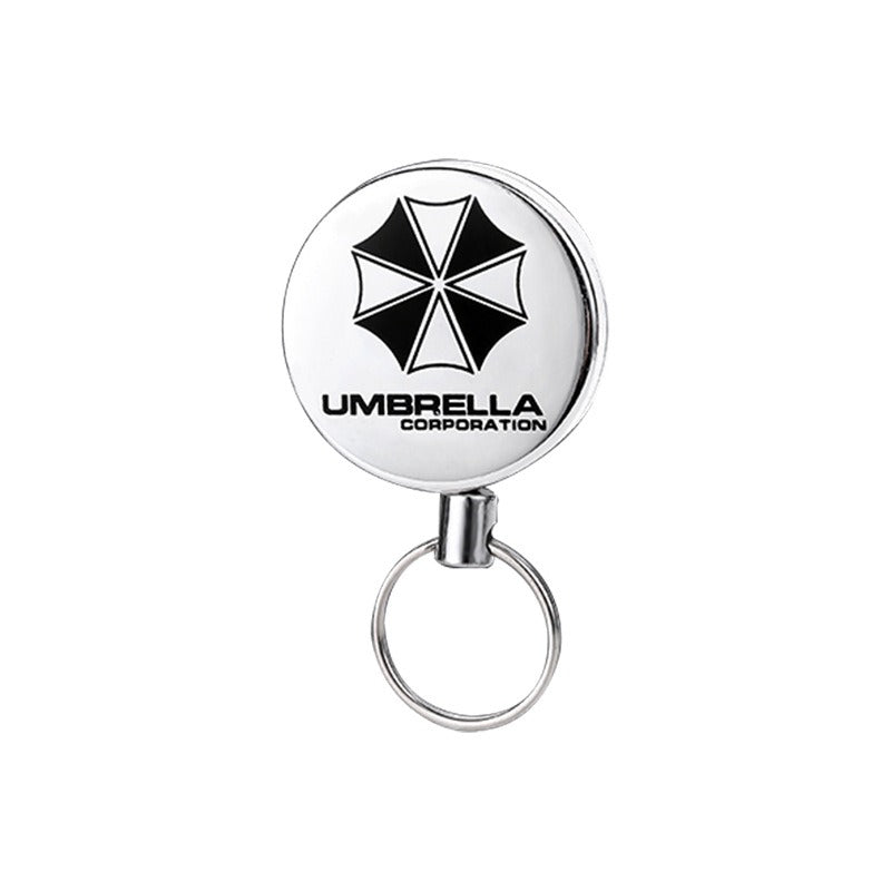 Outdoor equipment high elasticity telescopic steel wire rope keychain anti loss and anti-theft telescopic keychain - V.I.P Digital Presence