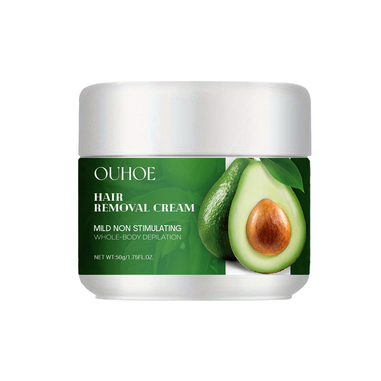 Avocado Hair Removal Cream Armpit Hair Leg Hair Moisturizing Gentle Skin Friendly Non-Irritating Clean Hair Removal Cream
