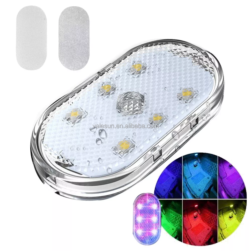 Car Interior 5v Led Lighting Finger Touch Sensor Reading Lamp Led Attraction Lights Usb Charge 6 Bulbs Car Door Light - V.I.P Digital Presence