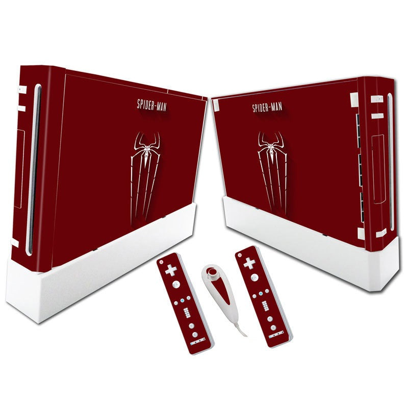 Suitable for WII stickers wii console cartoon protective film Spider-Man Fortress Night multiple styles without leaving glue - V.I.P Digital Presence