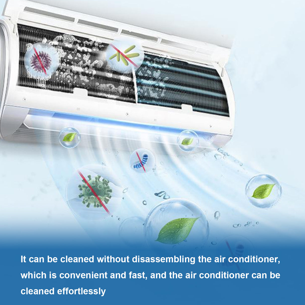 Air Conditioner Foam Cleaner For Home, Air Conditioning Purification Cleaning Decontamination Odor Removal Inside And Outside Machine Cleaning - V.I.P Digital Presence