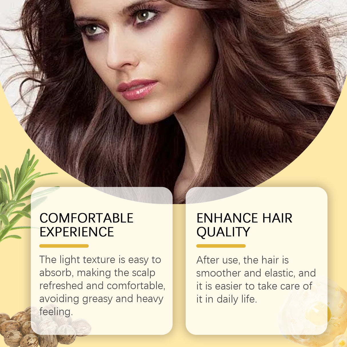 Rosemary Mint Hair Care Oil Hydrating Hair Care Soft Nourishing Hydrating Daily Massage Hair Care Oil - V.I.P Digital Presence