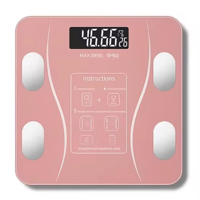 Bluetooth smart scale with app, full-body analysis, iOS/Android, 180kg, high-precision for fitness. - V.I.P Digital Presence
