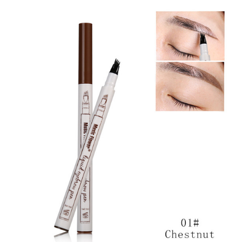 Music Flower Brand Makeup 3 Colors Fine Sketch Liquid Eyebrow Pen Waterproof Tattoo Super Durable Eye Brow - V.I.P Digital Presence