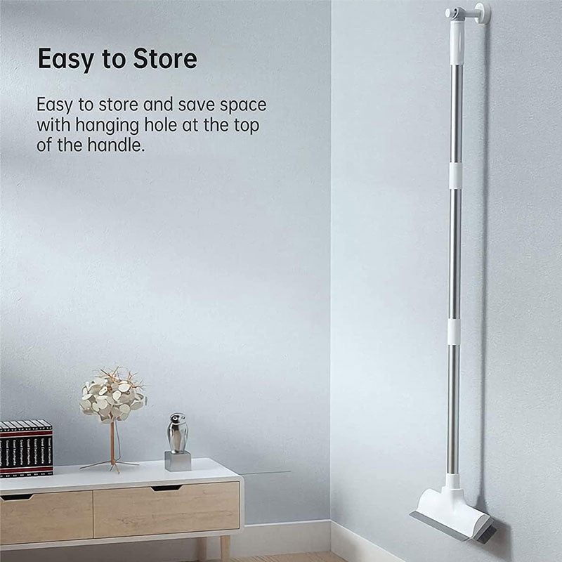 2-in-1 Floor Scrub Brush with Long Adjustable Handle. Multifunctional for Bath & Kitchen - V.I.P Digital Presence
