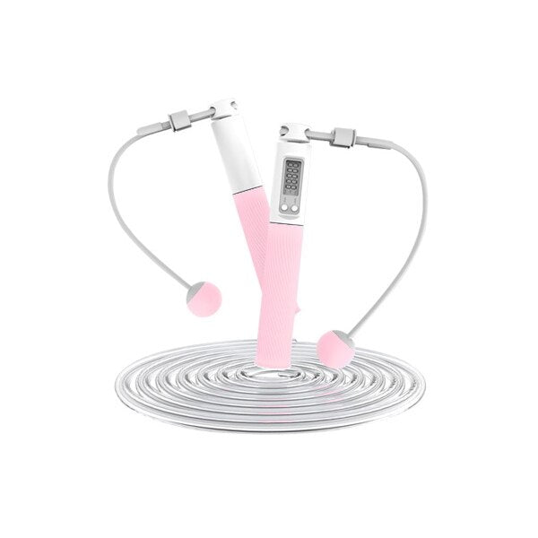 Valentine DAY women lady girl dual use home jump skipping rope Wireless with counter digital smart keep fit crossfit weighted