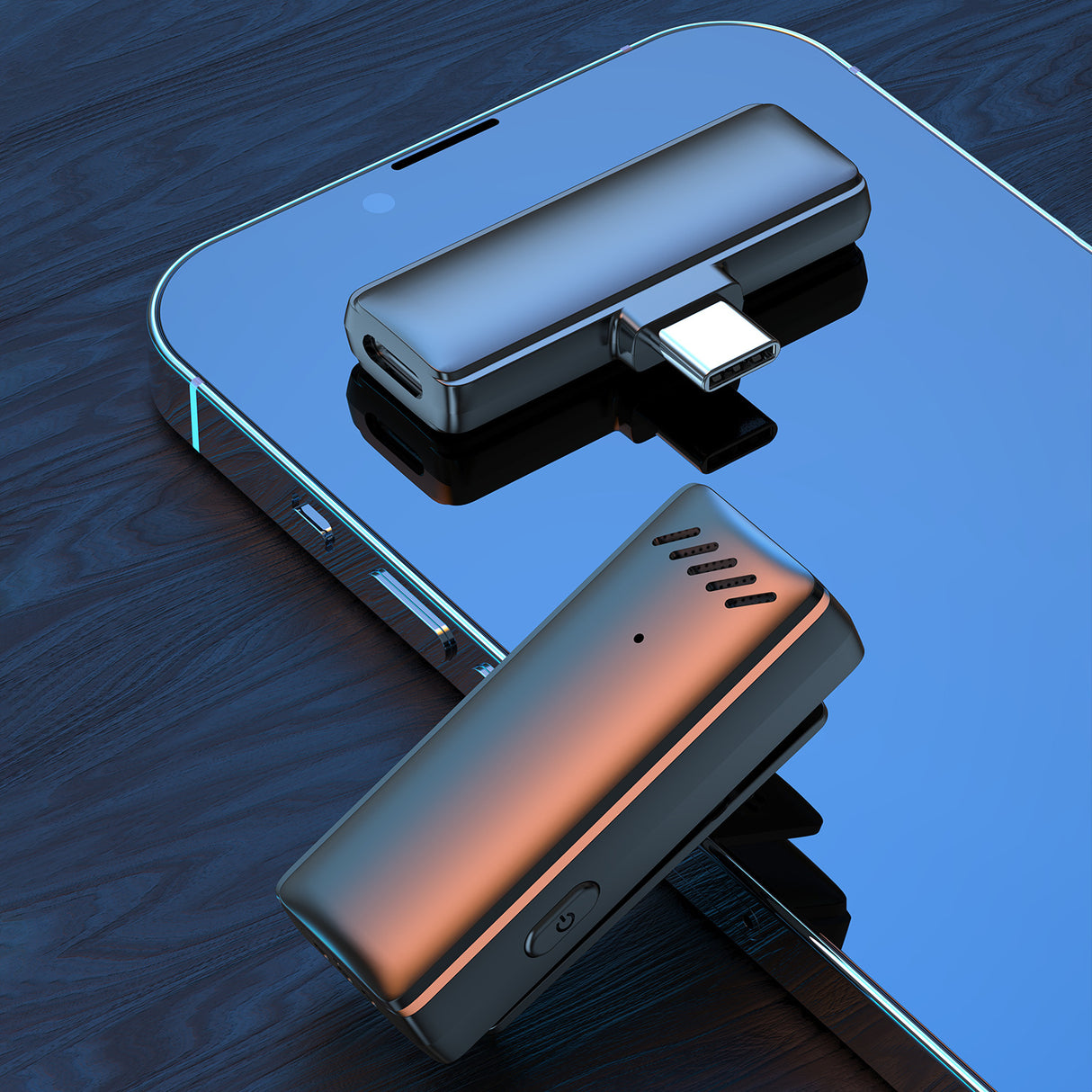 2.4G wireless lavalier microphone intelligent AI noise reduction professional live broadcast recording equipment - V.I.P Digital Presence