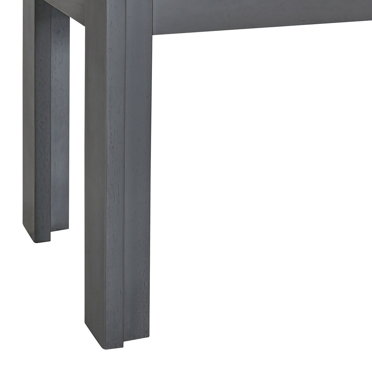 TREXM 3-piece retro cutlery set, rectangular stand table, and 2 wooden stools for 4 people (gray) - V.I.P Digital Presence