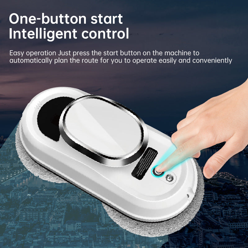 5600Pa Smart Window Cleaning Robot Auto-Guided, Remote-Controlled Glass Cleaner for Home Use - V.I.P Digital Presence