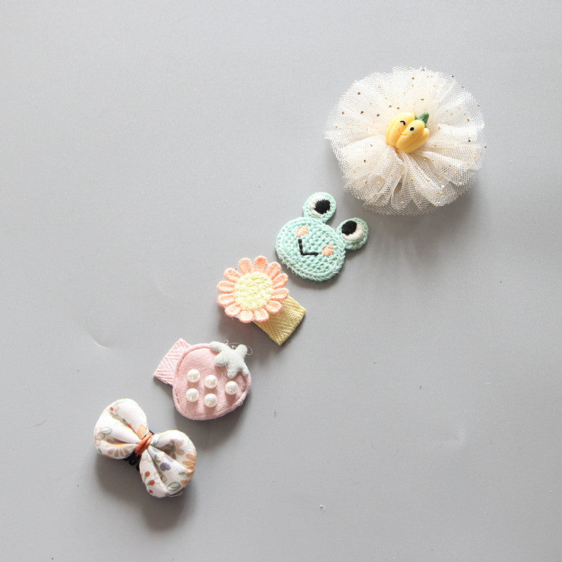 Children's Girls Hair Clip Headwear Crown Korean Little Princess Hair Ornaments Baby Hair Clip Set - V.I.P Digital Presence