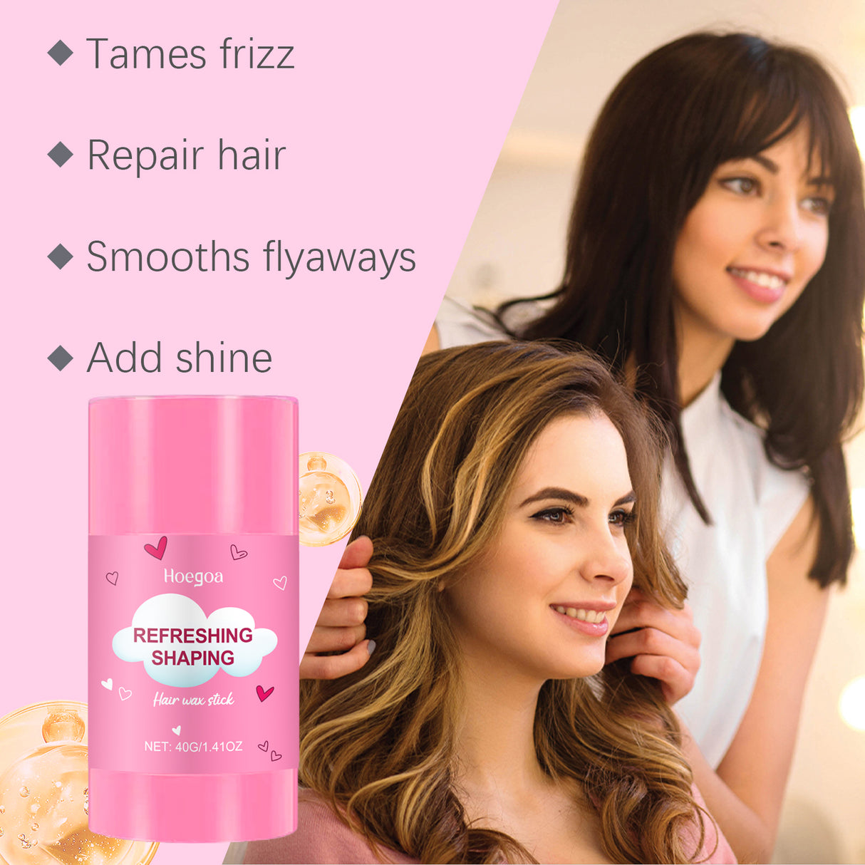 Hair Wax Stick Refreshing To Improve Frizz Lasting Nourishing Shine Styling Hair Moisturizing Hair Wax Stick - V.I.P Digital Presence