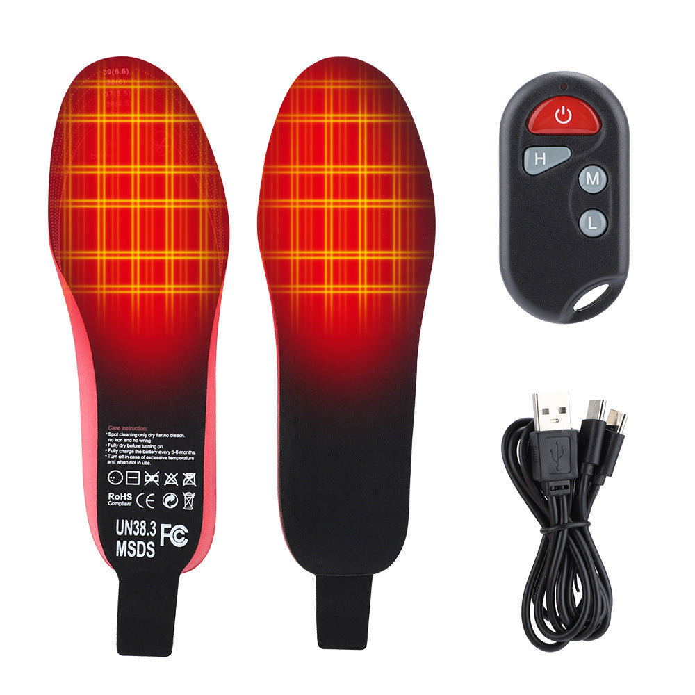 Rechargeable Electric Heating Heating Insole Three-Speed Intelligent Wireless Remote Control Warm Insole - V.I.P Digital Presence