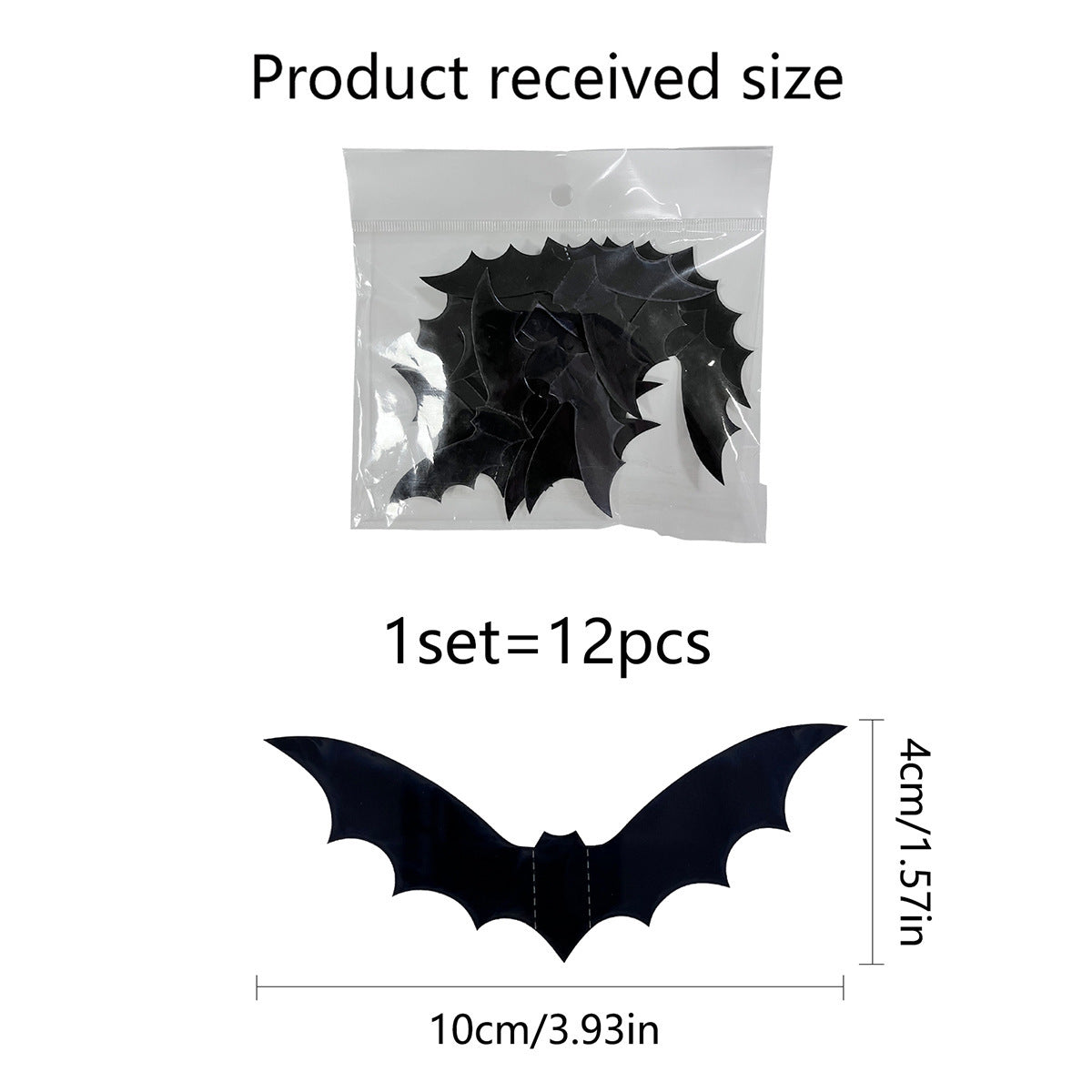 Halloween 3D Butterfly Bat Home Decor Wall Sticker 12 Pack Butterfly Sticker Wall Sticker - V.I.P Digital Presence