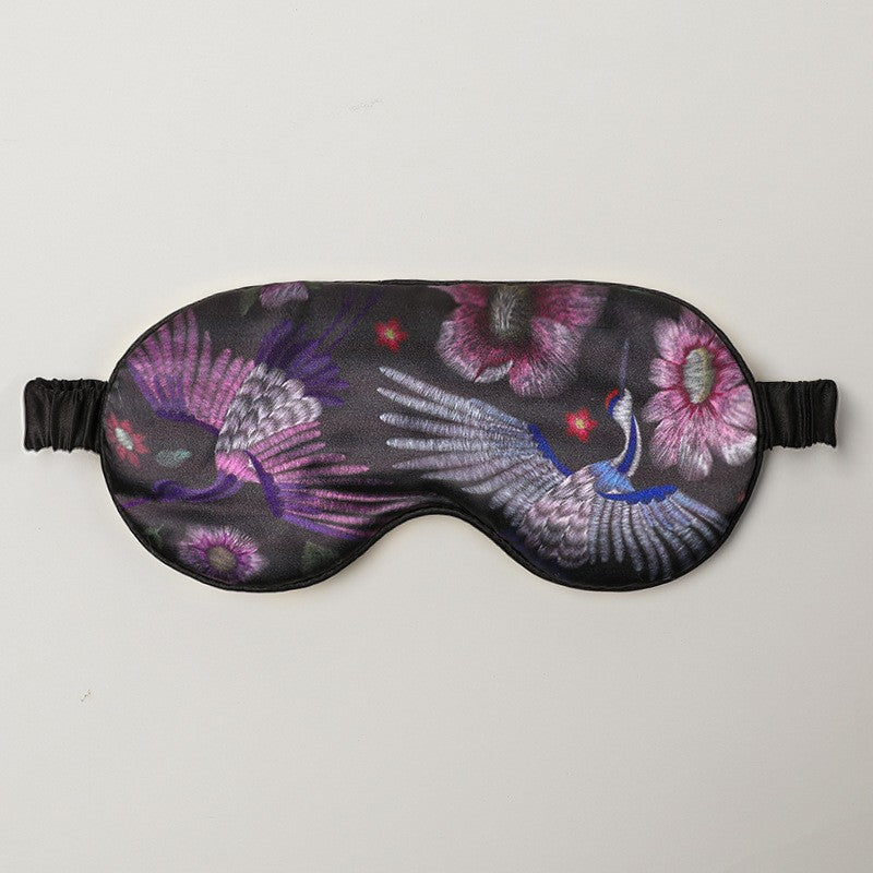 Double-Sided Imitation Silk Eye Mask Satin Silk Eye Protection Blackout Sleep Mulberry Silk Eye Mask Printed Spot Wholesale - V.I.P Digital Presence