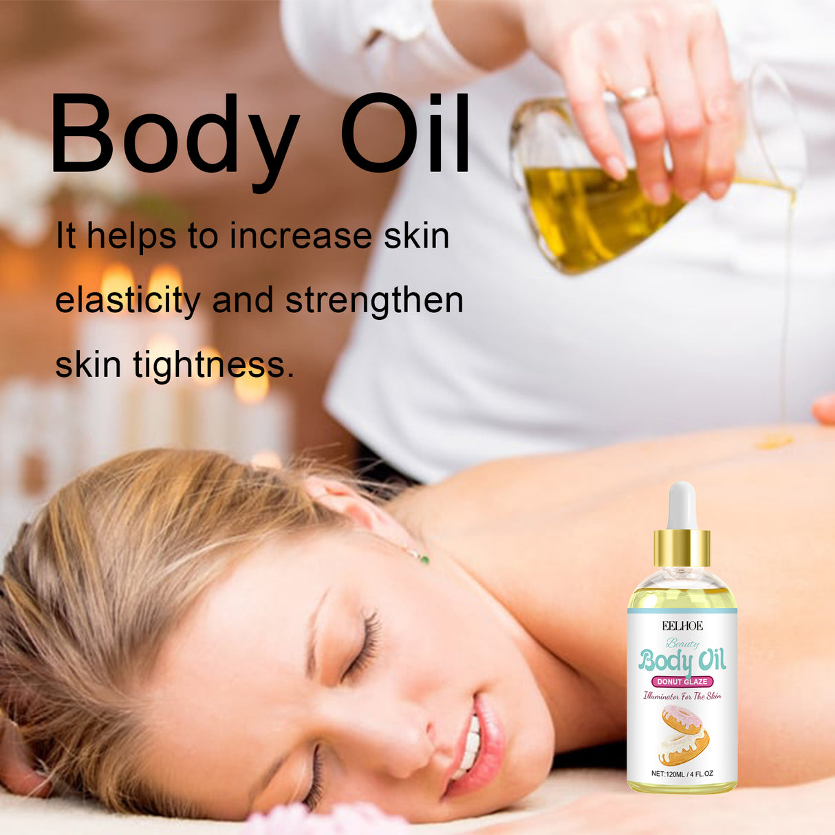 Body Oil, Skin Moisturizing Delicate Firming Skin Relaxing Body Muscle Massage Essence Oil - V.I.P Digital Presence