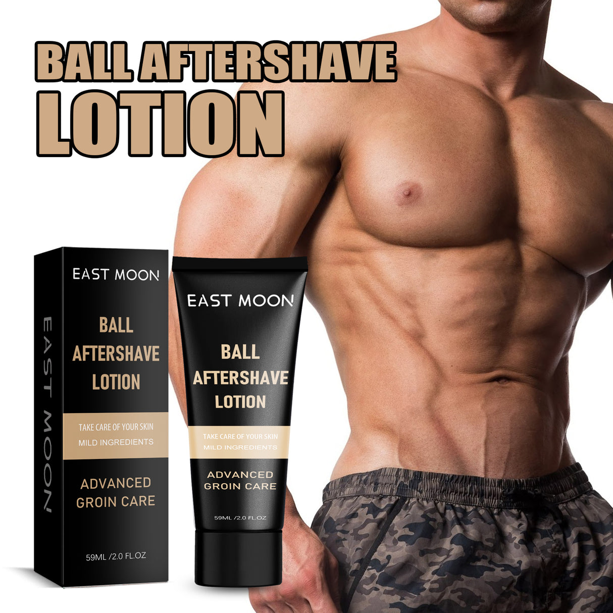 EAST MOON Men's Care Cream Relieves Dryness And Redness Moisturizing Skin Cleansing Body Care Cream - V.I.P Digital Presence