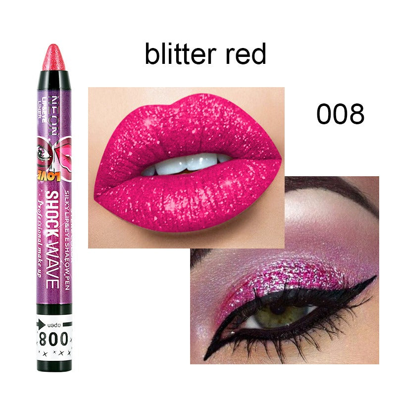 KISS SUSY 36 color eye shadow pencil stick lip pencil 2 in 1 is not easy to smudge - V.I.P Digital Presence