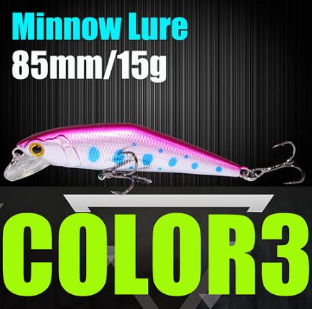 AFISHLURE Fishing Lure Wobblers Trout 85mm/15g Minnow Hard Baits Iscas Artificial Pesca Leurre