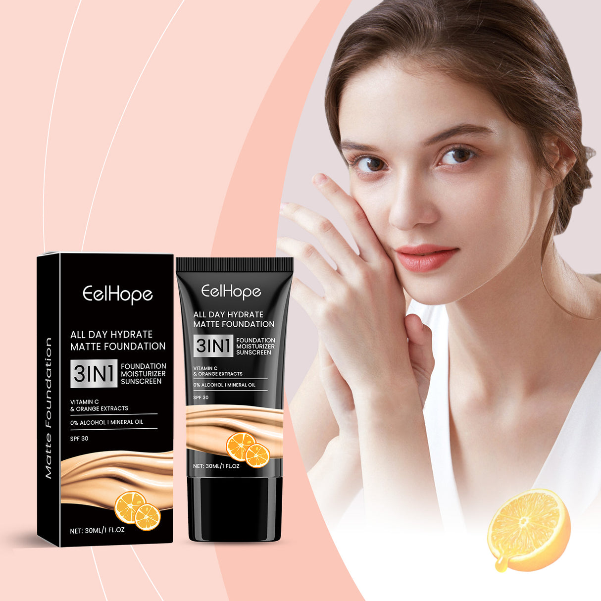 Moisturizing Matte Foundation Natural Lightweight Brightening Facial Skin Care Moisturizing Foundation Without Removing Makeup - V.I.P Digital Presence