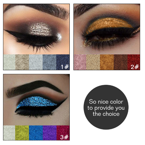 IMAGIC Glitter Eye Shadow Palette Buy 3 Get 1 Gift 3pcs/set 5 Colors Glitters - V.I.P Digital Presence