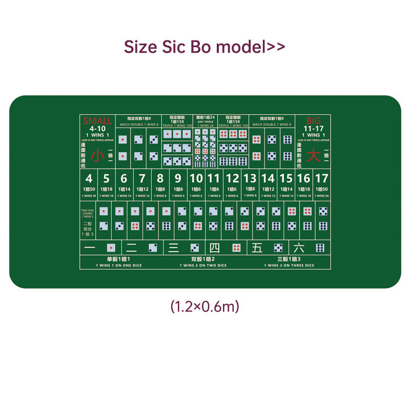 Dezhou playing card pad tablecloth table cushion square round chip rubber cushion playing card table top cushion