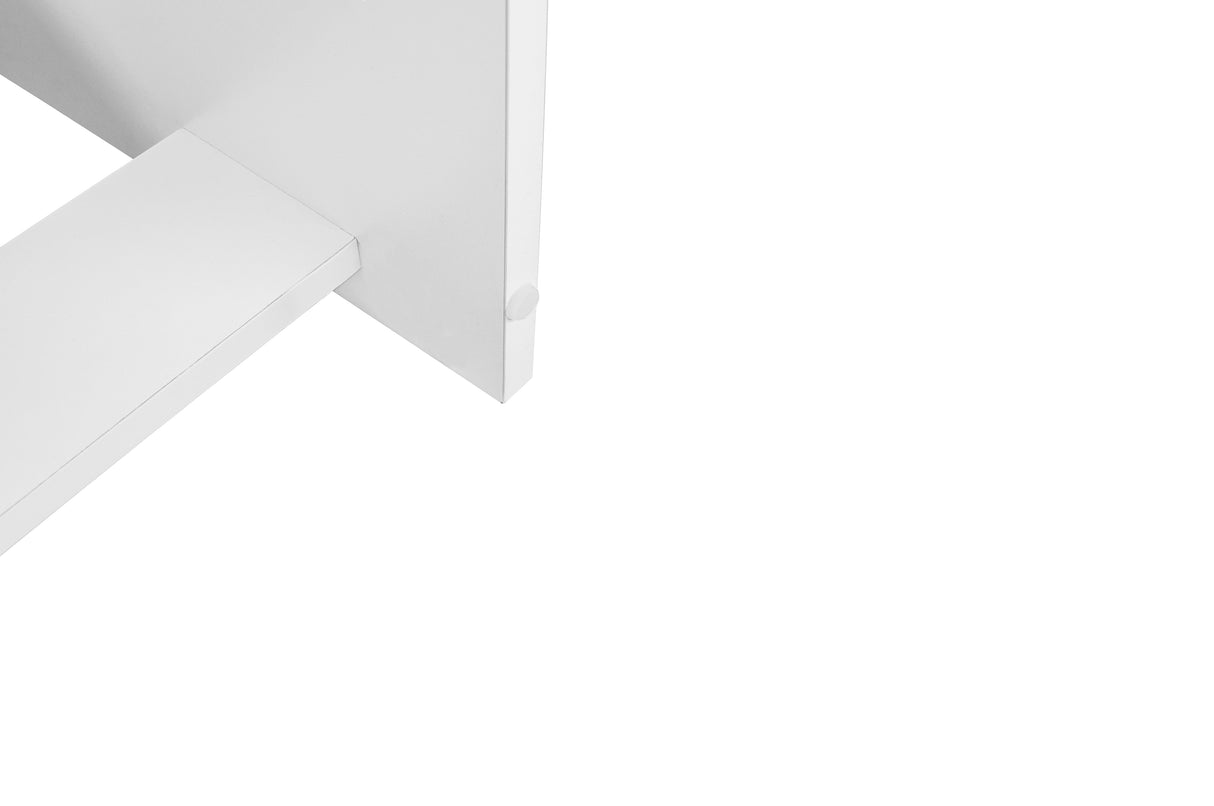 Makeup Vanity Desk With LED Lighted Mirror ,Dressing Table Set With 2 Large Drawers 10 LED Light ,White Color - V.I.P Digital Presence