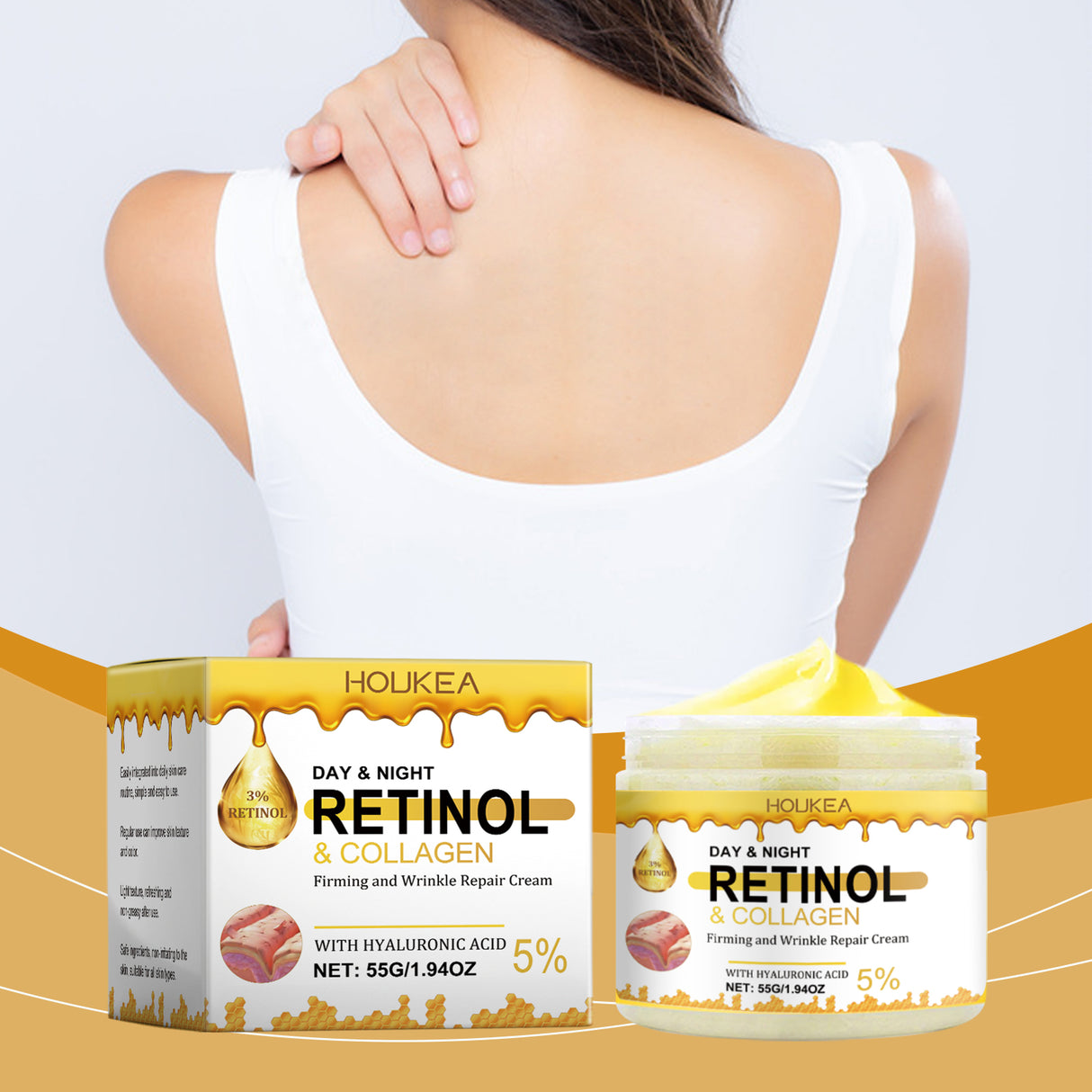 Firming Moisturizer Moisturizes, Hydrates, Lifts, Care For Skin, Softens, Brightens And Brightens Body Care Cream