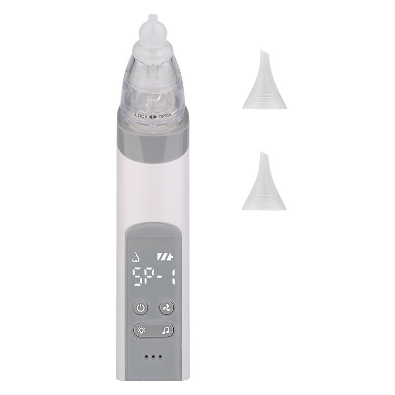 Nasal suction device charging electric nasal suction device with three levels of suction music lights baby cleaning nasal mucus - V.I.P Digital Presence