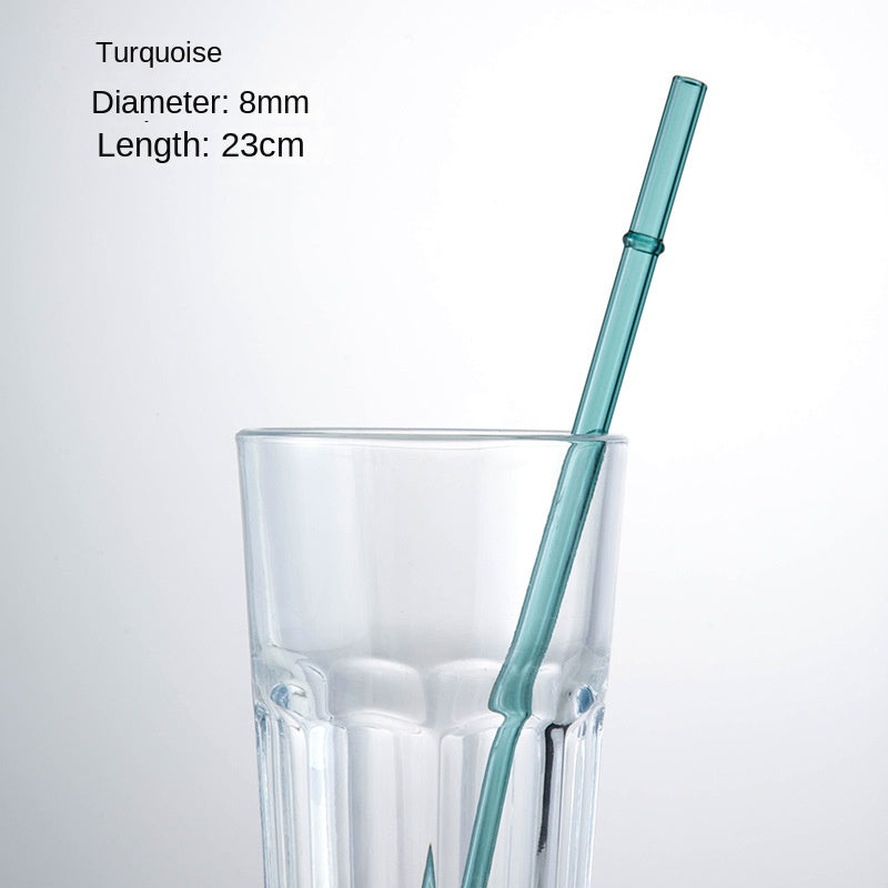 Eco-Friendly High Borosilicate Glass Straw Durable Heat-Resistant Starbucks Kids Straw 27cm Customized - V.I.P Digital Presence