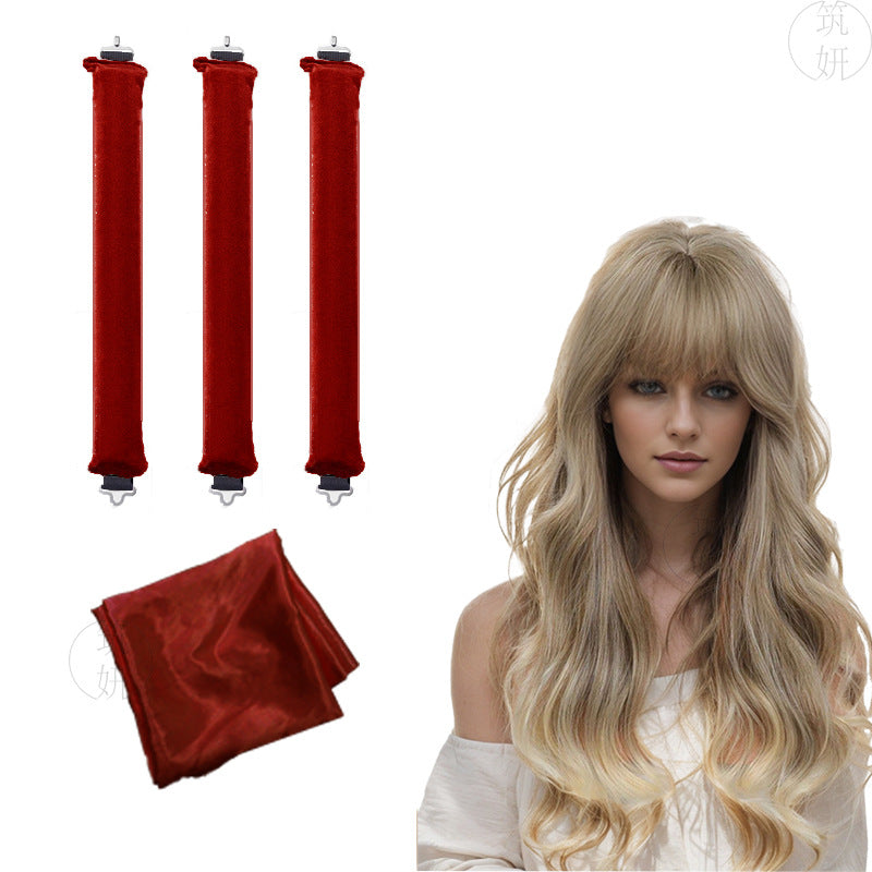 Sleeping lazy heatless hair curler simple big wave bold curling iron - V.I.P Digital Presence