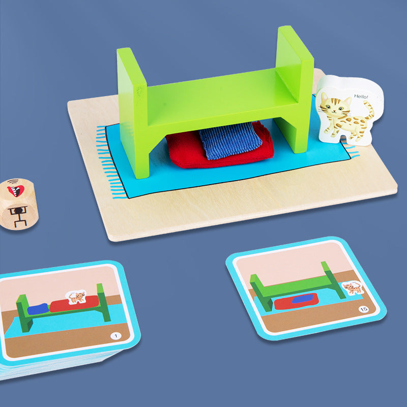 Children's Puzzle Search for Little Beimao Fun Logic Thinking Space Block Enlightenment Early Education Memory Matching Game - V.I.P Digital Presence