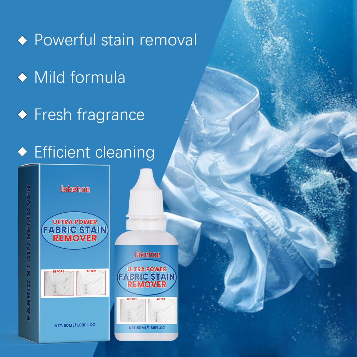 All-In-One Fabric Stain Remover Protects Clothing, Cleans Oil Stains And Gently Cleans Stubborn Stains - V.I.P Digital Presence