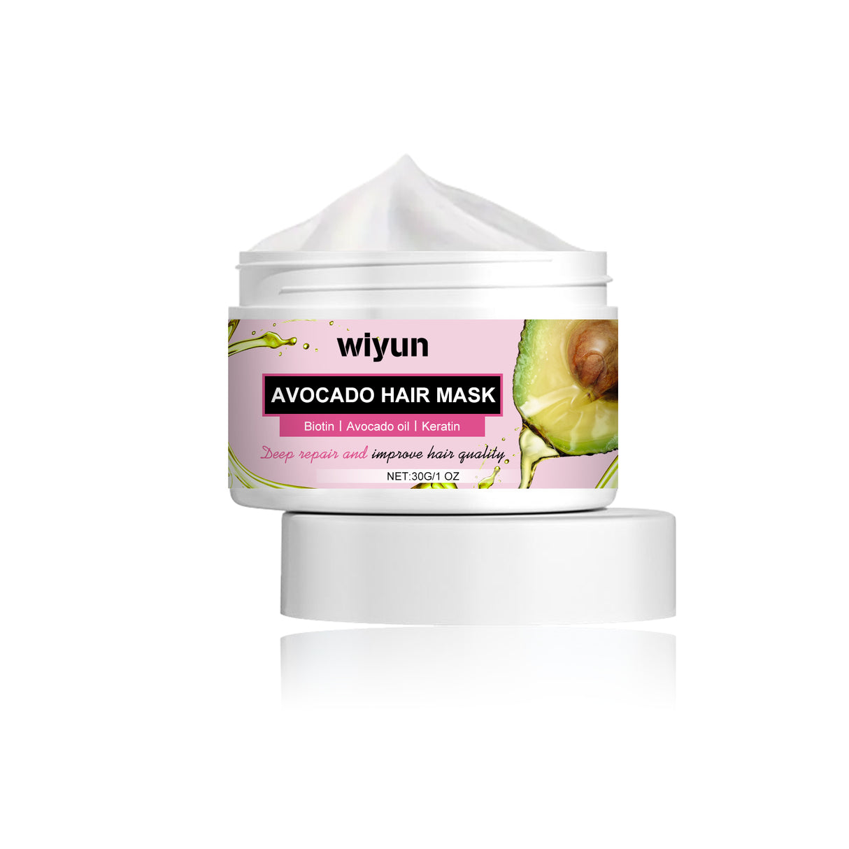 Avocado Hair Mask, Moist Smooth Hair Repair Damaged Hair Tail Hair Dry Short-Tempered Membrane - V.I.P Digital Presence