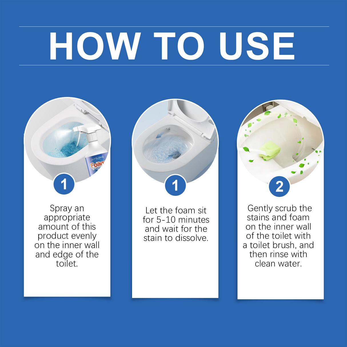 Toilet Foam Cleaner For Toilet Cleaning For Toilet Cleaning For Yellow Home Deodorant Bathroom For Stain Removal - V.I.P Digital Presence